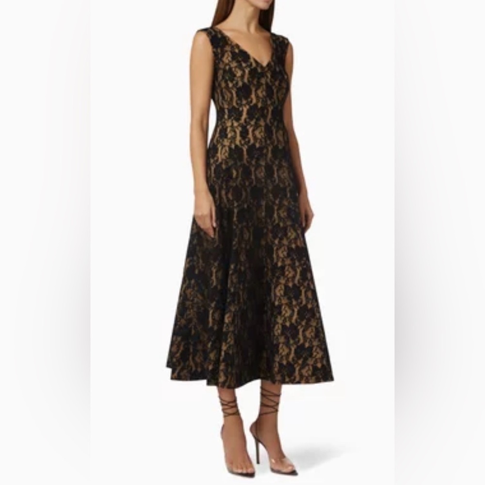 Norma Kamali Grace Princess Dress in lace small
